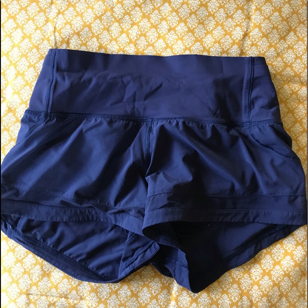 Navy Blue Lululemon Shorts